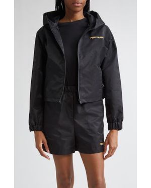 Sporty & Rich Bold Health Nylon Windbreaker - Black