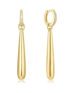 Ania Haie Elongated Droplet Earrings - Metallic