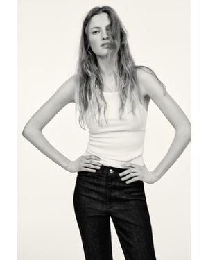H&M Flared High Jeans - Gray