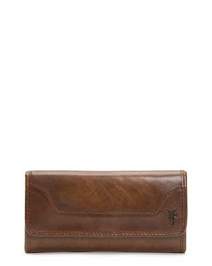 Frye Melissa Leather Wallet - Brown