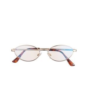 BP. Oval Light Blocking Glasses - Metallic