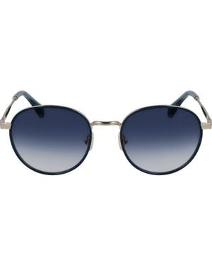 Paul Smith Mabley 53Mm Gradient Round Sunglasses - Blue