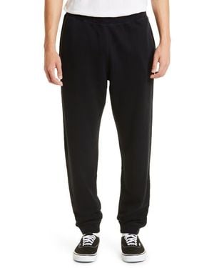 Sunspel Cotton French Terry Sweatpants - Black
