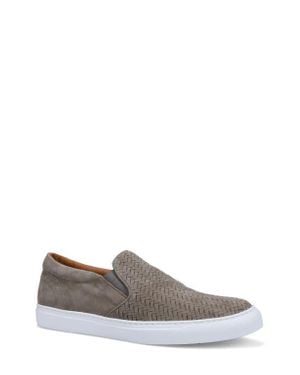 Ron White Rex Woven Slip-On Sneaker - Gray