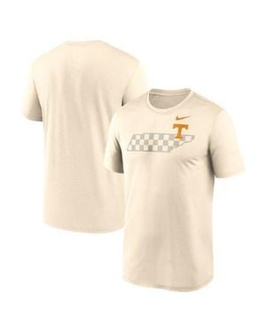 Nike Tennessee Volunteers Campus Shadow Legend Performance T-Shirt - Natural