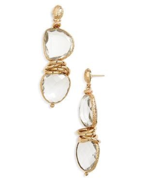 Gas Bijoux Sirena Drop Earrings - Metallic