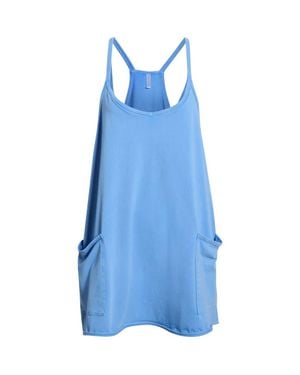 Free People Fp Movement Hot Shot Racerback Tank Minidress - Blue