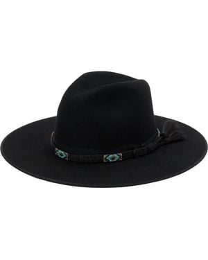 Stetson Helix Straw Hat - Black