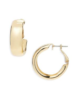 BP. Chunky Hoop Earrings - Metallic