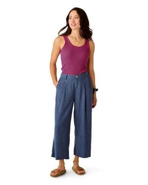 Carve Designs Suki Linen Pant - Blue