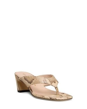 Stuart Weitzman Stassi 50 Thong Sandal - Natural