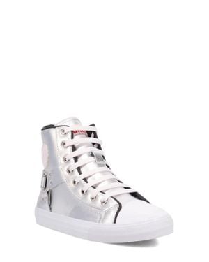 Dingo Knarly High Top Sneaker - White