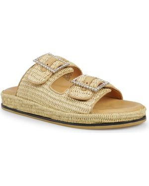 Zigi Artisan Reedie Two-Strap Sandal - Metallic