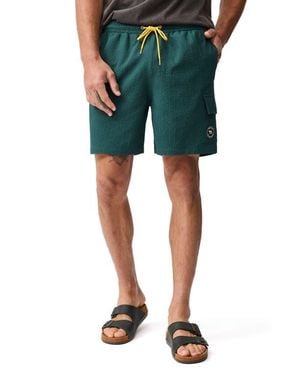 Rodd & Gunn Winterton River Seersucker Swim Trunks - Green