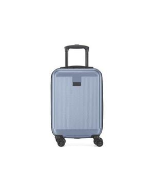 Bugatti Singapore Hardside Carry-On Luggage With Double Wheels - Blue