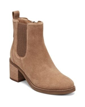 Earth Cassi Side Zip Boot - Brown