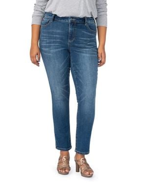 Slink Jeans High Waist Ankle Skinny Jeans - Blue