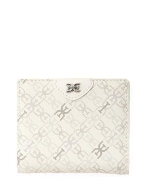 Sam Edelman Harper Monogram Faux Leather Bifold Wallet - Natural