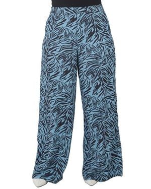Standards & Practices High Waist Wide Leg Pants - Blue