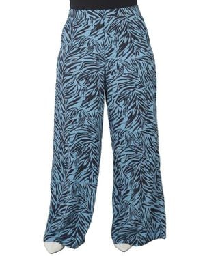 Standards & Practices High Waist Wide Leg Pants - Blue