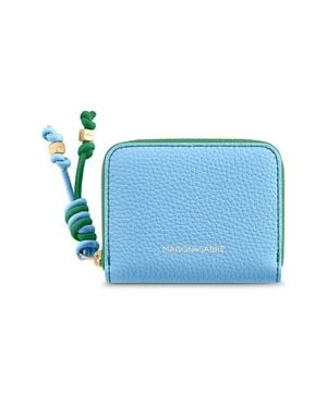 Maison De Sabre Small Leather Zipped Wallet - Blue