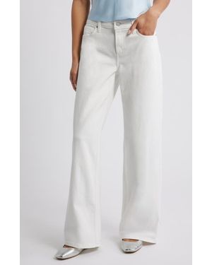 BP. Low Rise Baggy Wide Leg Jeans - White