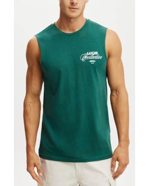 Cotton On Graphic Muscle - Green