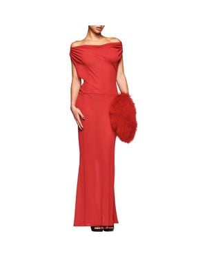 I.AM.GIA Kahlo Off-The-Shoulder Cocktail Dress - Red