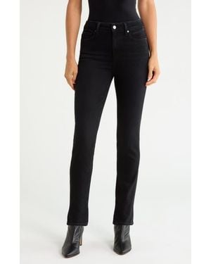 PAIGE Gemma High Waist Cigarette Jeans - Black
