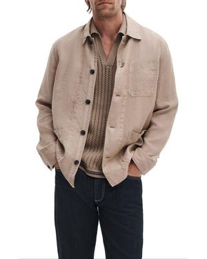 Rag & Bone Evan Linen Chore Jacket - Multicolor