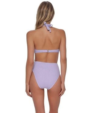 Pacifica by Sunsets Astrid High Waist Bikini Swim Bottoms - Blue