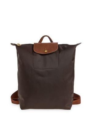 Longchamp Medium Le Pliage Backpack - Brown