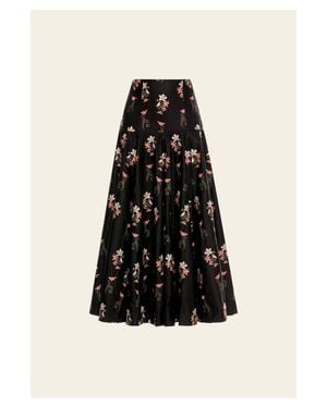 Agua Bendita Nacar Noche Maxi Skirt - Black