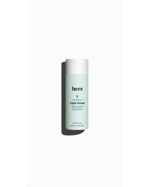 Hims & Hers Triple Threat Hydrating Conditioner Repairing, Shine-Boosting, Amino Acid Blend With Argan, Coconut & Sunflower Oils - White