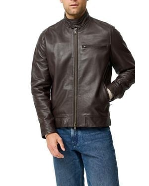 Rodd & Gunn Canvastown Leather Jacket - Black