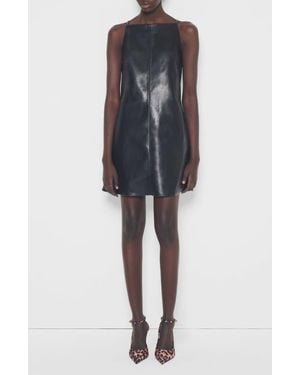 AS by DF Faith Recycled Leather Dress - Blue