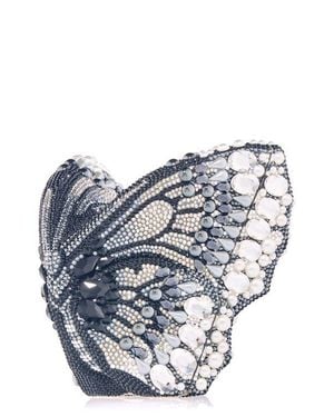 Judith Leiber Butterfly Crystal Clutch - Blue