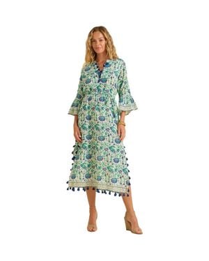 Calypso St. Barth Sarina Kaftan - Green