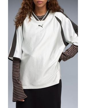 PUMA Oversized Football Jersey - White