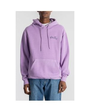 Stan Ray Og Logo Zip Graphic Hoodie - Purple