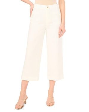 Vince Camuto Double Pocket Wide Leg Pants - White