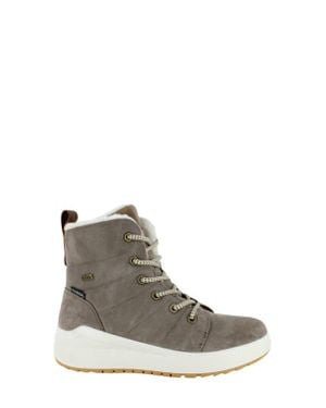 Naot Turner Water Resistant Lace-Up Bootie - Brown