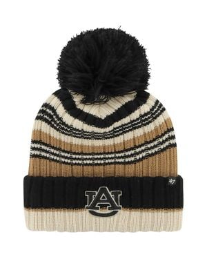 '47 Auburn Tigers Barista Cuffed Knit Hat With Pom - Black