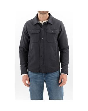 DEVIL-DOG DUNGAREES Insulated Cotton Canvas Deck Jacket - Black