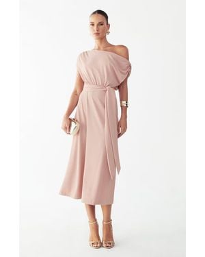 Willa Eva Midi Dress - Pink