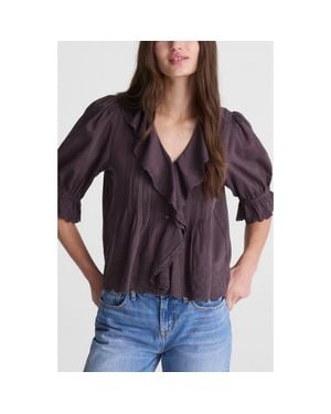 Madewell The Blaire Top - Brown