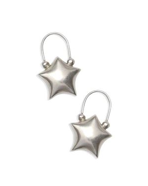 67Jewelry Puffed Star Earrings - Metallic
