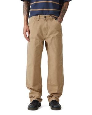 Levi's 568 Loose Straight Leg Double Knee Jeans - Natural