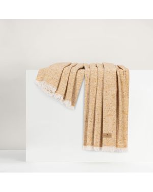 Lands Downunder Stone Cinder Mist Throw - Natural