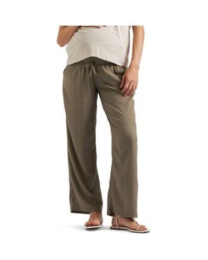 Ripe Maternity Indi Wide Leg Linen Pant - Green